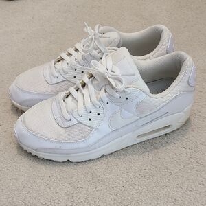 Nike Air Max 90 White Athletic Shoes